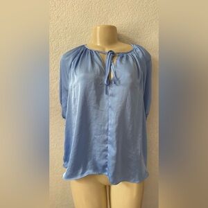 H&M Sky Blue Women's Blouse classy loose fit elegant